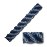 Rope 3-strand blue